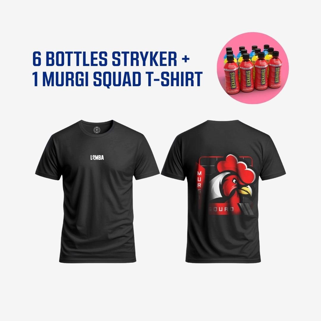 6 Bottles Stryker(Mixed) + 1 Murgi Squad T-Shirt